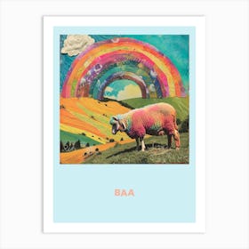 Sheep Baa Poster 6 Art Print