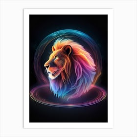 Lion 5 Art Print