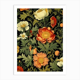 Floral Pattern 60 Art Print