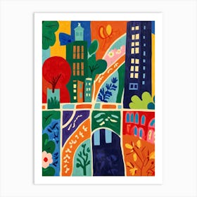 Cityscape Art Print