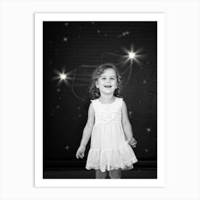 A Young Child Beams With Unbridled Joy The Light Twinkling In Their Eyes As They Occupy The Heart O (1) Art Print