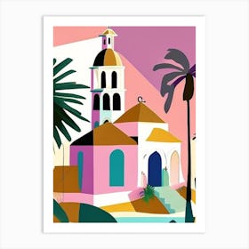 Grenadines Saint Vincent And The Grenadines Muted Pastel Tropical Destination Art Print