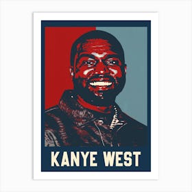 Kanye West Art Print