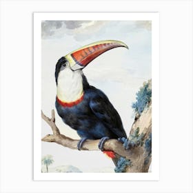 Illustrated Vintage Bird Art Print_2835697 Art Print