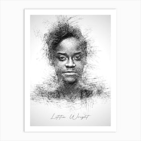 Letitia Wright Art Print