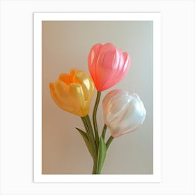 Dreamy Inflatable Flowers Tulip 2 Art Print