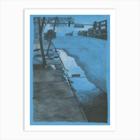 Blue River Art Print
