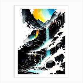 Waterfall 3 Art Print