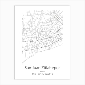 San Juan Y Martinez,Cuba Minimalist Map Art Print