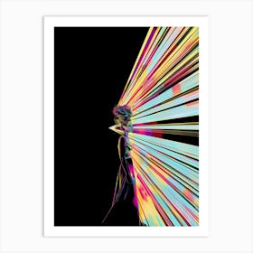 Woman, full body, "Waiting" Art Print