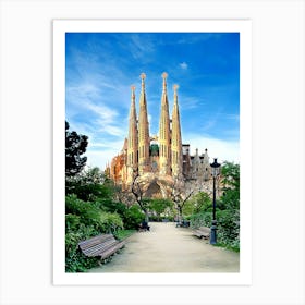 Sagrada Familia Cathedral Art Print