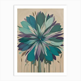 Abstract Flower 8 Art Print