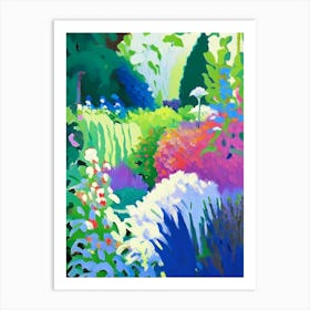 Monet S Garden, 1, Usa Abstract Still Life Art Print