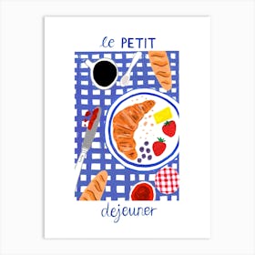 French Breakfast Art Print