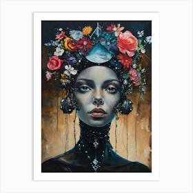 Flower Head Poster