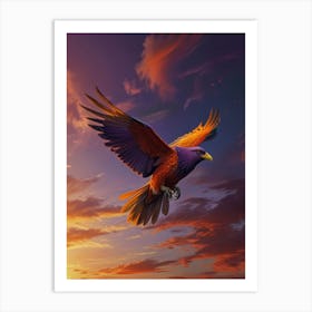 Phoenix In Flight Art Print