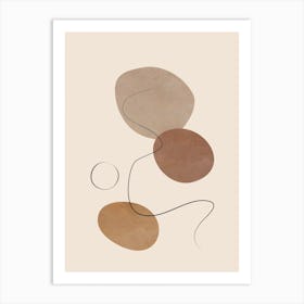 Minimal Abstract Shapes No 63 Art Print