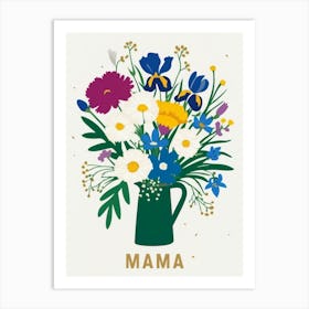 Mama In A Vase Art Print