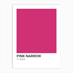 Pink Narrow Art Print