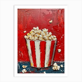 Kitsch Popcorn Brushstrokes 2 Art Print