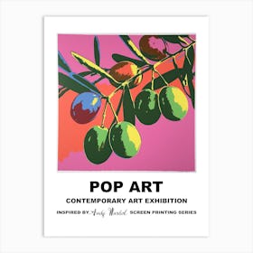 Olives Pop Art 3 Art Print