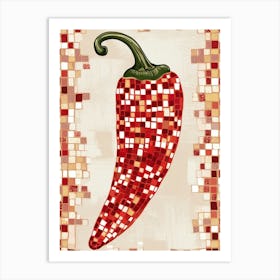 Red Chili Pepper Art Print