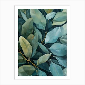 Eucalyptus Leaves Art Print