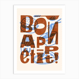 No. 3 Bon Appetit! Art Print