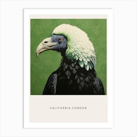 Ohara Koson Inspired Bird Painting California Condor 3 Poster Art Print