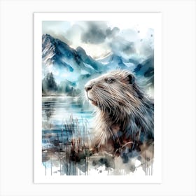 Wild Animal Illustration 139 Art Print