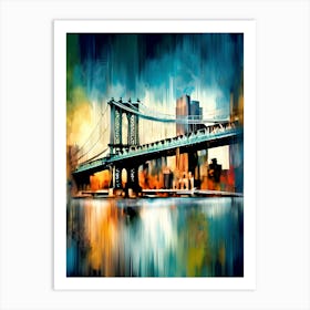 New York City Bridge 1 Art Print