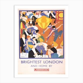 Brightest London And Home Horace Taylor Art Print