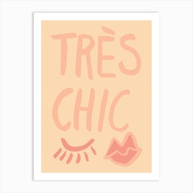 Tres Chic Peach Art Poster_2670670 Art Print