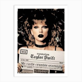 Taylor Swift 59 Art Print