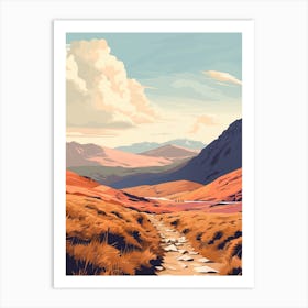 West Highland Way Ireland 1 Hiking Trail Landscape Art Print
