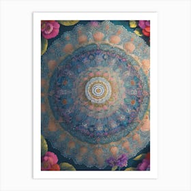 Bohemian Painting Inspired Kaleidoscope of Colors Series - 2 Art Print