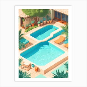 Swimming Pool Art Print