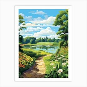 Niagara Parks Botanical Gardens Canada Illustration 2  Art Print
