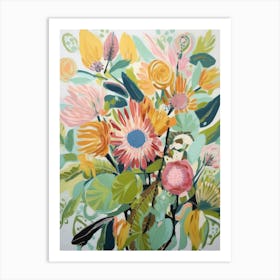 Bouquet Of Flowers Art Print