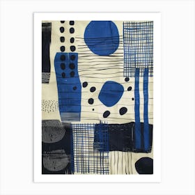 Abstract Blue 2 Art Print