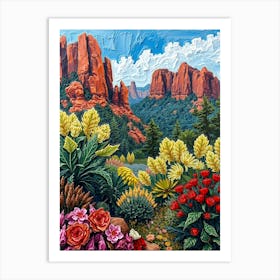 Sedona Garden Art Print