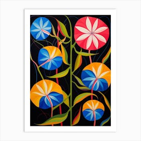 Morning Glory 2 Hilma Af Klint Inspired Flower Illustration Art Print