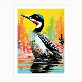 Andy Warhol Style Bird Loon 3 Art Print