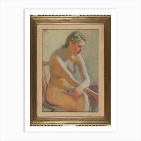 Nude, 1909, By Magnus Enckell Art Print