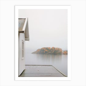 Foggy Norway Morning Art Print