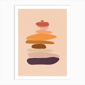 Hierarchy Stone Art Print