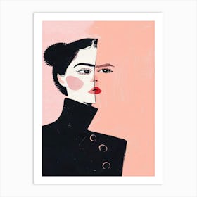 Woman'S Face 88 Art Print