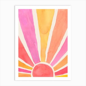 Sun Is Sunshine Art Print