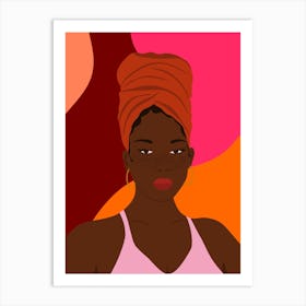 Multicolor Goddess Art Print