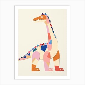 Nursery Dinosaur Art Alectrosaurus 1 Art Print